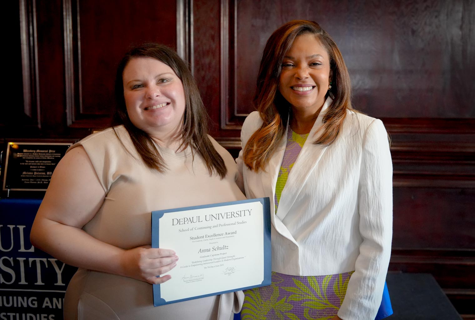 Student award winner