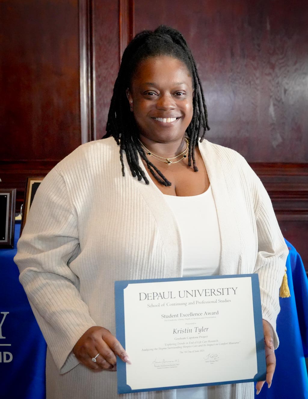Student award winner