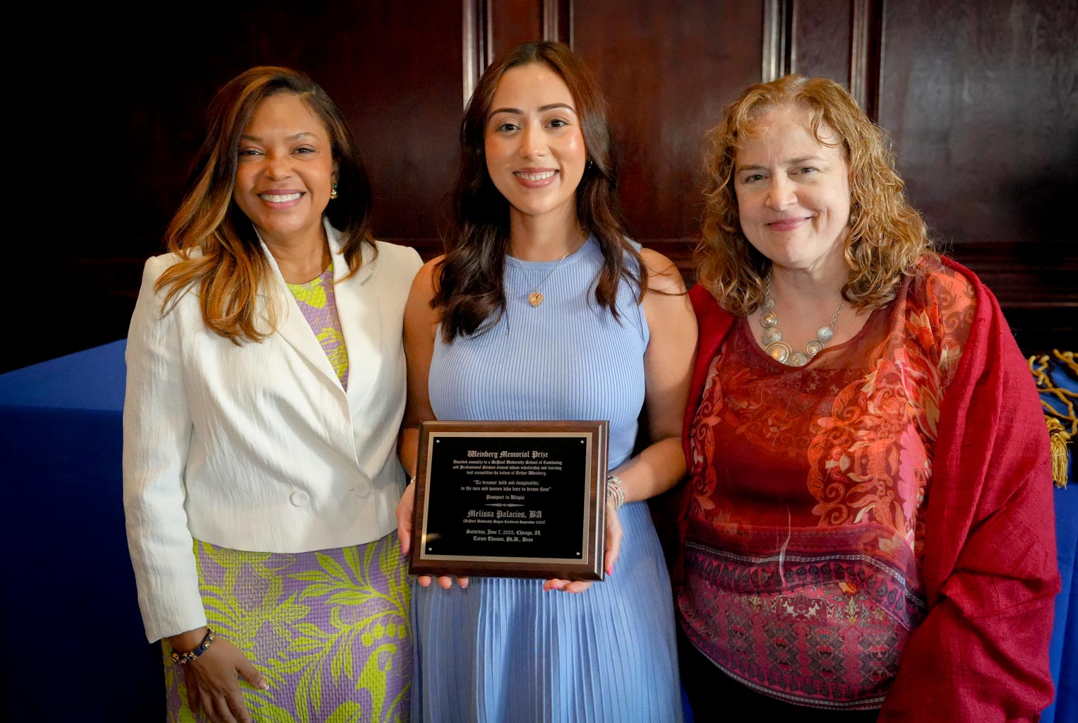 Weinburg Award 2025 Recipient